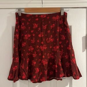 Free People Floral Mini